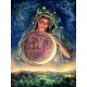 LEANIN TREE MOON GODDESS LARGE CARD